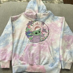 Star Wars baby yoda hooded sweatshirt